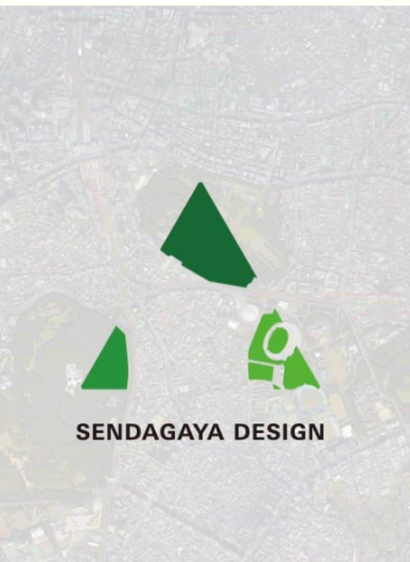 SENDAGAYA DESIGN 創業当時のエリアマップ
